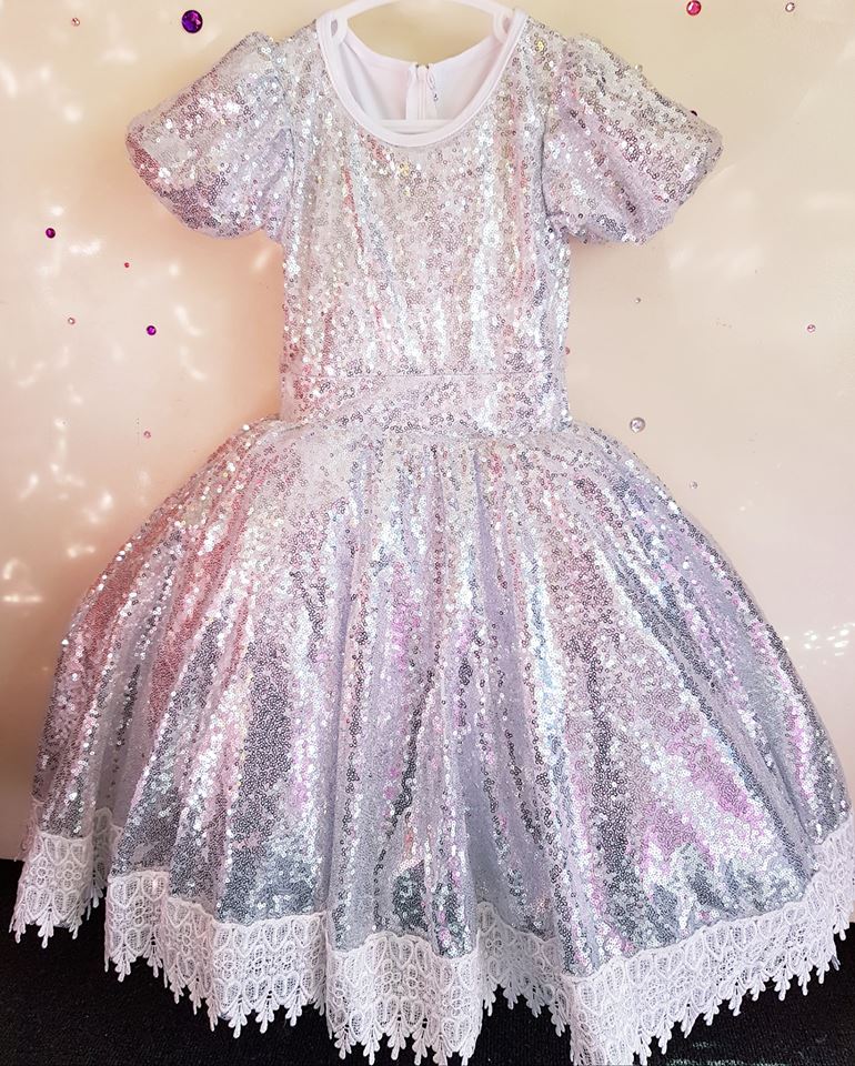 Sparkle Lace Princess - Silver