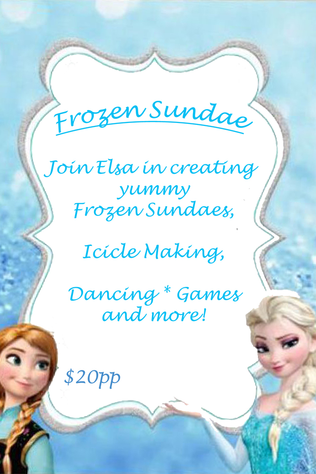 frozen sundae events